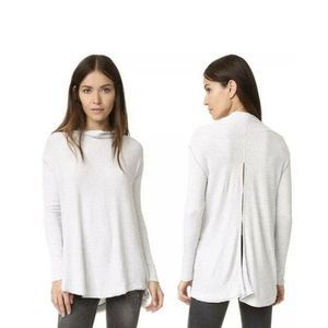 Free People We The Free Lover Rib Thermal Cowl Neck top